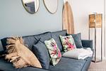 Wohnzimmer - Aloha Lodge Zingst - Top-Hundeurlaub