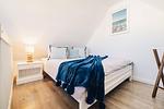 Schlafzimmer - Haus Strandlust Apartment 2 - Top-Hundeurlaub