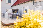 Terrasse - Haus Strandlust Apartment 2 - Top-Hundeurlaub