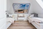 Schlafzimmer - Haus Ozeanblau - Top-Hundeurlaub