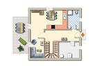 Grundriss - Haus Ozeanblau - Top-Hundeurlaub