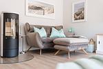 Wohnzimmer - Haus Strandlust - Top-Hundeurlaub