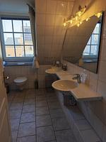Badezimmer - Gartenblick auf Fehmarn - Top-Hundeurlaub