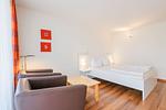 Wohnzimmer - Ein-Zimmer-Apartment 49/17 - Top-Hundeurlaub