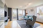Wohnzimmer - Zwei-Zimmer-Apartment 49/18 - Top-Hundeurlaub
