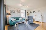 Wohnzimmer - Zwei-Zimmer-Apartment 49/18 - Top-Hundeurlaub