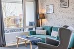 Wohnzimmer - Zwei-Zimmer-Apartment 49/18 - Top-Hundeurlaub