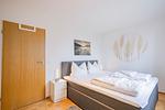 Schlafzimmer - Zwei-Zimmer-Apartment 49/18 - Top-Hundeurlaub