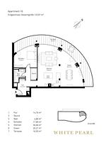 Grundriss - Luxusapartment 0.16 - Top-Hundeurlaub