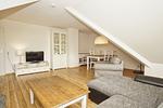 Wohnzimmer - FeWo21: Strand,Balk,Pool,Sauna - Top-Hundeurlaub