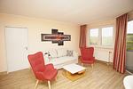 Wohnzimmer - FeWo12: Strand,Balk,Pool,Sauna - Top-Hundeurlaub