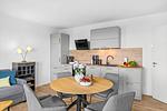 Küche / Küchenzeile - Ferienwohnung TheViewB16 Meeresleuchten Dagebüll - Top-Hundeurlaub