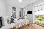 Schlafzimmer - Ferienwohnung TheViewB16 Meeresleuchten Dagebüll - Top-Hundeurlaub