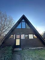 Fassade / Eingang - Ferienhaus Hasenglück - Top-Hundeurlaub