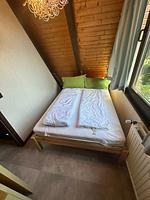 Schlafzimmer - Ferienhaus Eichhörnchennest - Top-Hundeurlaub