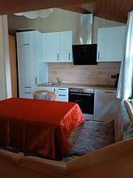 Küche / Küchenzeile - Ferienhaus Katzenbuckelblick - Top-Hundeurlaub