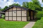 Fassade / Eingang - Ferienhaus Blätterdach - Top-Hundeurlaub