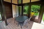 Terrasse - Ferienhaus Blätterdach - Top-Hundeurlaub