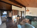 Wohnzimmer - Ferienhaus Winterzauber - Top-Hundeurlaub