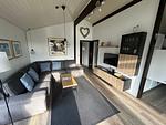 Wohnzimmer - Ferienhaus Gartenglück - Top-Hundeurlaub