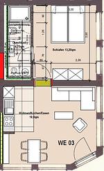 Grundriss - 333 - Ferienwohnung 3 - Top-Hundeurlaub