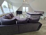Wohnzimmer - Ferienwohnung Inselblick Vitzdorf - Top-Hundeurlaub