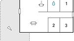 floor-plan - Ferienhaus für 6 Personen (69 m²) in Stenderup Halvøen - Top-Hundeurlaub