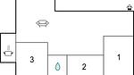 floor-plan - Ferienhaus für 6 Personen (98 m²) in Terracina - Top-Hundeurlaub