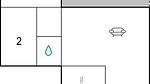 floor-plan - Ferienhaus für 4 Personen (60 m²) in Dronningmølle - Top-Hundeurlaub