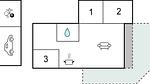 floor-plan - Ferienhaus für 6 Personen (88 m²) in Harboøre - Top-Hundeurlaub