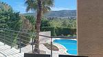 Aussicht vom Ferienhaus [Sommer] - Ferienhaus für 9 Personen (135 m²) in Beaufort (Hérault) - Top-Hundeurlaub