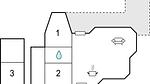 floor-plan - Ferienhaus für 6 Personen (120 m²) in Allingåbro - Top-Hundeurlaub