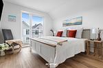Schlafzimmer - Ferienwohnung Küstenkrabbe Olpenitz - Top-Hundeurlaub