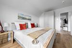 Schlafzimmer - Ferienwohnung Küstenkrabbe Olpenitz - Top-Hundeurlaub