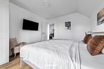 Schlafzimmer - Ferienwohnung Küstenkrabbe Olpenitz - Top-Hundeurlaub