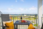 Balkon - Ferienwohnung Küstenkrabbe Olpenitz - Top-Hundeurlaub