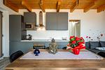 top ausgestattete moderne Einbauküche - Ferienwohnung Nero - Top-Hundeurlaub