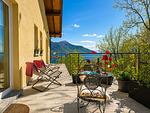 sonnige Terrasse mit Sitzmöglichkeit - Ferienwohnung Bianco - Top-Hundeurlaub