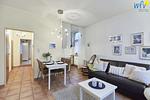 Wohnzimmer - Ferienwohnung Nesthäkchen - Top-Hundeurlaub