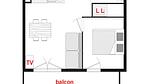 Untagged - Ferienwohnung für 5 Personen (28 m²) in Notre Dame De Bellecombe - Top-Hundeurlaub