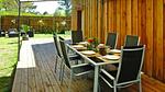 terrace - Ferienhaus für 6 Personen (90 m²) in Le Porge - Top-Hundeurlaub