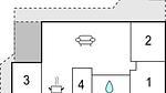 floor-plan - Ferienhaus für 5 Personen (75 m²) in Thisted - Top-Hundeurlaub