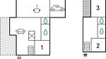 floor-plan - Ferienhaus für 6 Personen (130 m²) in Loriol-du-Comtat - Top-Hundeurlaub