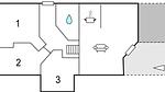 floor-plan - Ferienhaus für 5 Personen (80 m²) in Aakirkeby - Top-Hundeurlaub