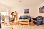 Wohnzimmer - Waldweg Ferienwohnung 2 - Top-Hundeurlaub