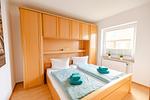 Schlafzimmer 1 - Waldweg Ferienwohnung 2 - Top-Hundeurlaub