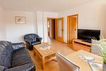 Wohnzimmer - Waldweg Ferienwohnung 3 - Top-Hundeurlaub