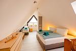 Schlafzimmer 1 - Waldweg Ferienwohnung 4 - Top-Hundeurlaub
