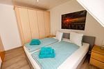 Schlafzimmer 1 - Waldweg Ferienwohnung 4 - Top-Hundeurlaub