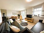Wohnzimmer - Villa Deichblick - Top-Hundeurlaub